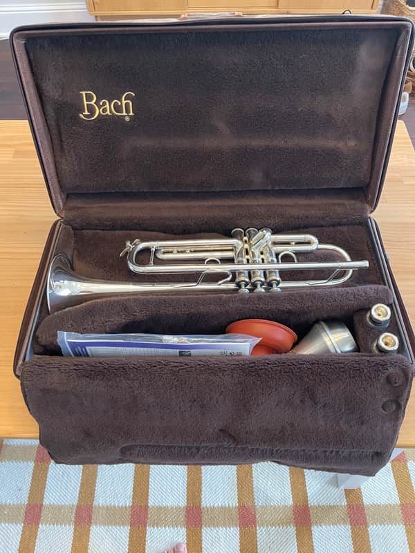 Bach Stradivarius LR180S43 Professional Model Bb Trumpet 1997 - Silver-Plated image 1