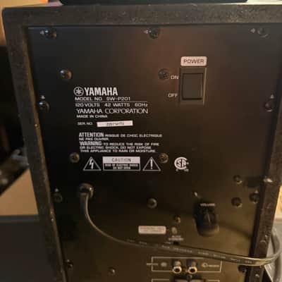 Yamaha SW-P201 Subwoofer + 5 Satellite Speakers NX-C220 Working Well 🔥🎶 image 7