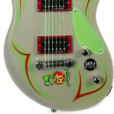 Rat Fink Lace Music Ed Roth Electric Guitar Green W/ Soft Case image 1