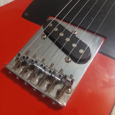 Epiphone T-310 Telecaster Fiesta Red MIK Korea Samick Explorer Headstock Upgraded Locking Tuners image 3