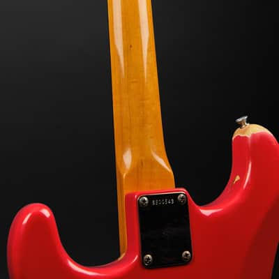 2003 Fender Mark Knopfler Stratocaster Dakota Red image 11