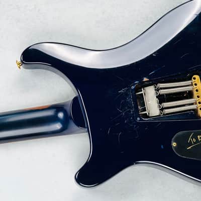 PRS Custom 24 10-Top Birds Brazilian Rosewood Gold Hardware 1990 - Royal Blue image 17
