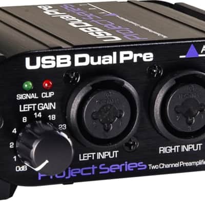 ART USB Dual Pre Poject Series Dual-Channel Microphone Preamp image 2