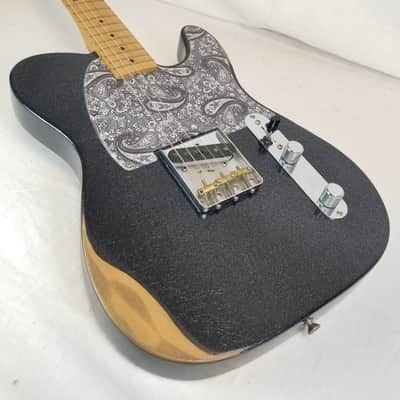 Mint Fender Brad Paisley Esquire Electric Guitar, Maple Fingerboard, Black Sparkle, w/Gig Bag image 5