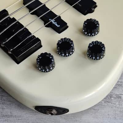 1989 Kramer Japan 4-String Ripley-Style Bass (White) image 3