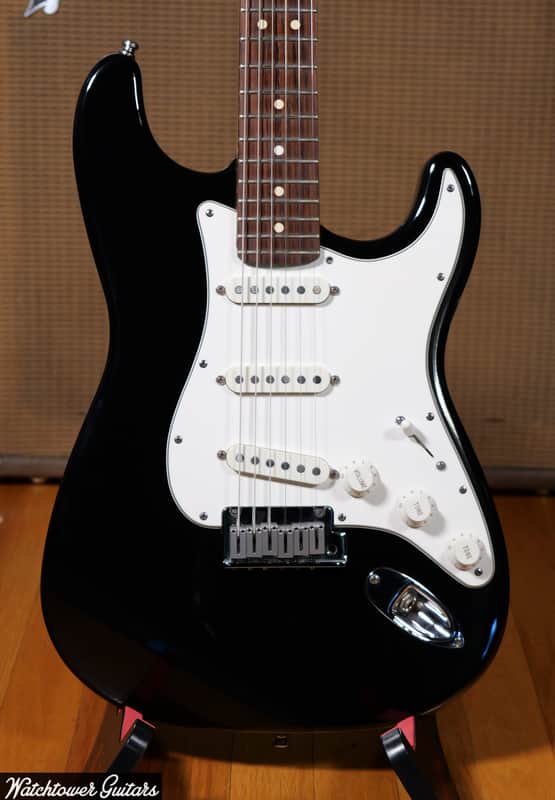 1996 Fender American Standard Stratocaster Black image 1