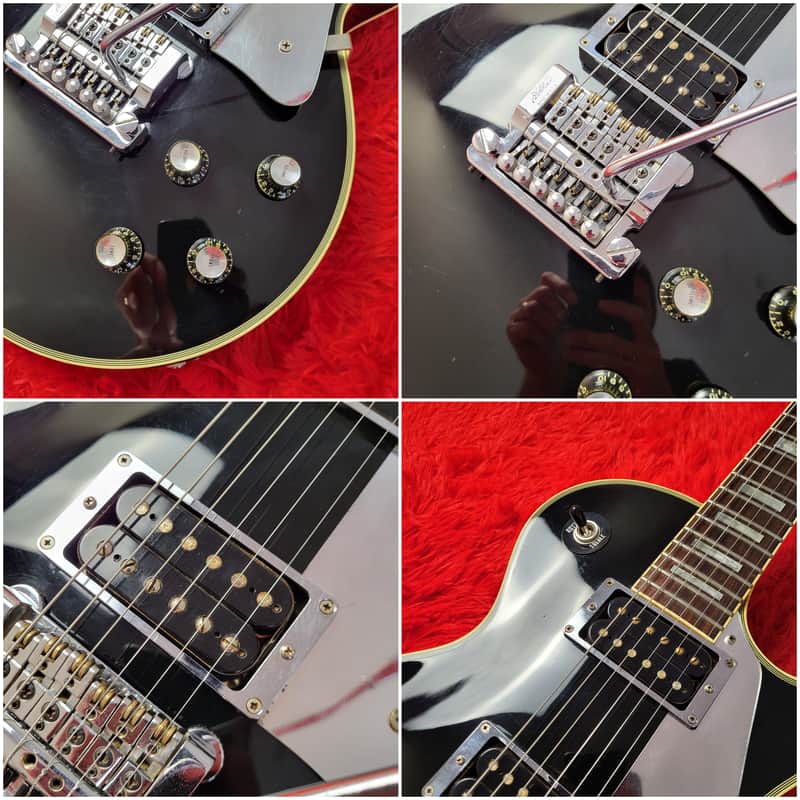 Greco JS-98K 1984 John Sykes Black Les Paul Custom EGC - Original