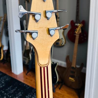 Alembic Spoiler SMB 5-String Bass 1989 - 5A Quilted Maple Top image 9