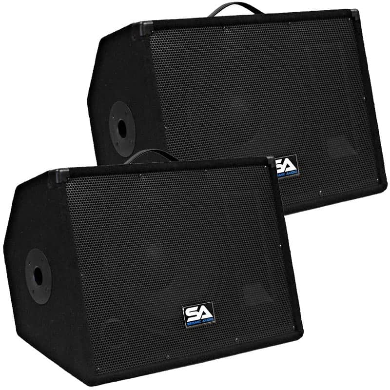 Pair 12" Floor/Studio/Stage Monitors~New PA/DJ Speakers image 1