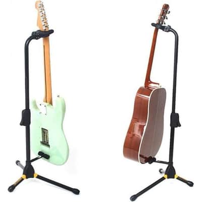 Hercules GS412B Auto Grip Single Guitar Stand w/ Foldable Backrest image 2