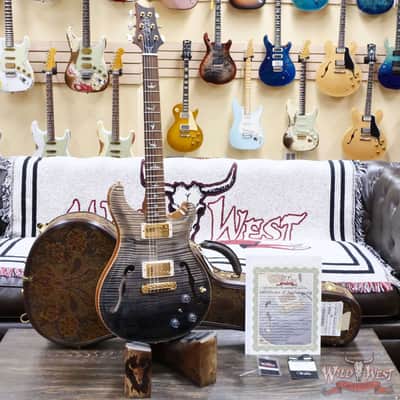 PRS Wild West Guitars 25th Anniversary Limited Run Wood Library Artist Package Hollowbody II Piezo Frostbite Fade (Private Stock Color) 5.60 LBS (US Only / No International Shipping) image 6