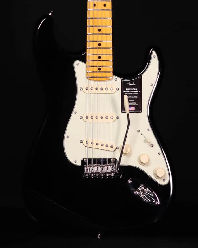 Fender American Professional II Stratocaster, Maple FB, Black image 1