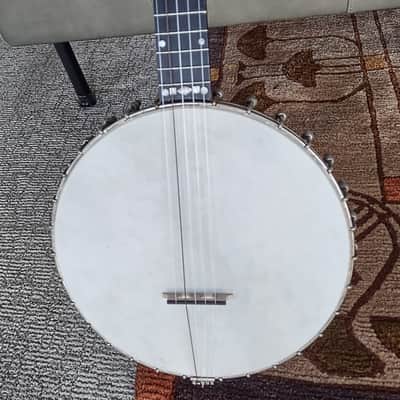 SS Stewart Orchestra Model Carved Scroll 5St Banjo 1890 image 8