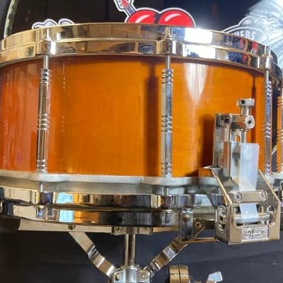Steve Ferrone's Tom Petty and The Heartbreakers, 1990s Pearl - 6.5x14" CL-8114D Free Floating Maple Snare, Signed! image 14