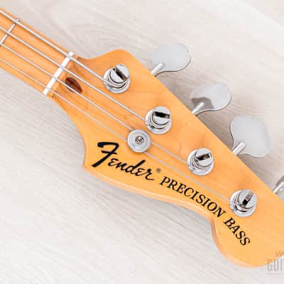 1990 Fender Precision Bass ‘70 Vintage Reissue PB70-700 Black w/ Ash Body, Japan MIJ Fujigen image 4
