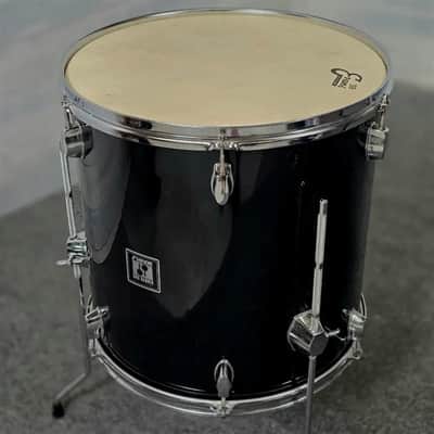 Used Sonor 503 4pc Drum Set Black Wrap - Fair image 3
