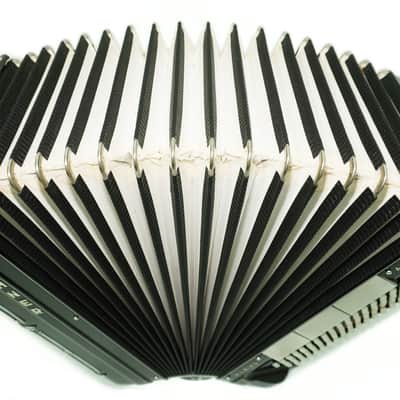 Converter Hohner Morino Artiste XII Cassotto Button Accordion, made in Germany, C Griff Knopfakkordeon, Straps and Case, 2723 image 7