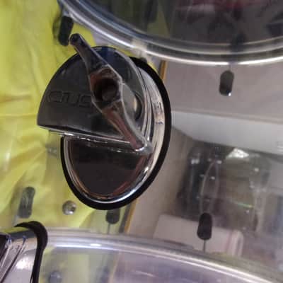 Crush Clear Acrylic Seamless 16" dia x 14" Floor Tom Drum with 3 x Legs Lot image 4