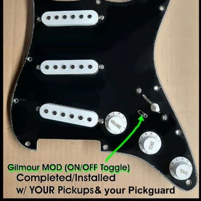 2025 Elite Custom Gilmour Bracket / Switch for STRAT Stratocaster Electric Guitar with MOD KIT USA image 2