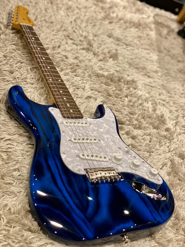 Tokai AST-128 SBL/R Goldstar Sound Limited Edition in Seethru Blue with Rosewood FB image 1