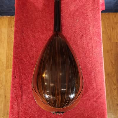 LUTHIER SPECIAL Antique 1900s Italian Mandolin Natural For Repair w/ Chipboard Case image 9
