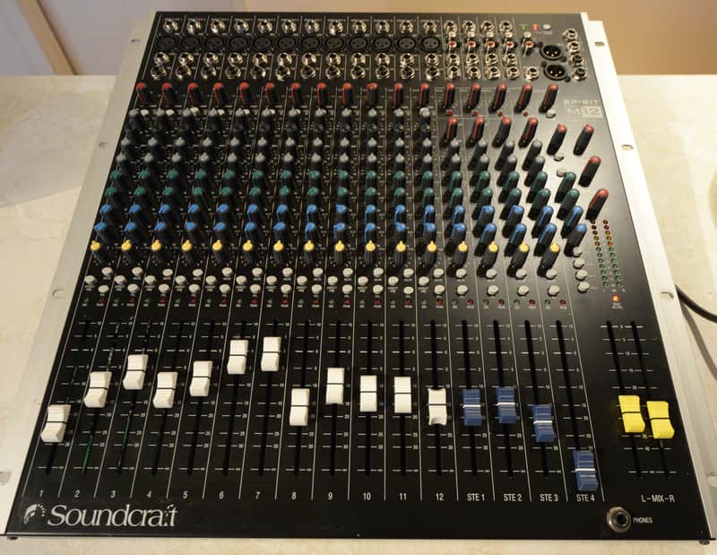 Soundcraft Spirit M12 12chミキサージャンク！ Soundcraft Spirit M12 12chミキサージャンク！ Soundcraft Spirit M12