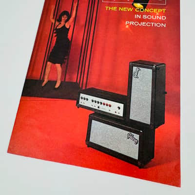 Gibson GSS100 Amp Brochure, Super Rare! 1966 image 1