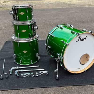 Pearl Masters MCX Maple 4 Piece Drum Set Shamrock Green MCX924XSP/C388 image 8