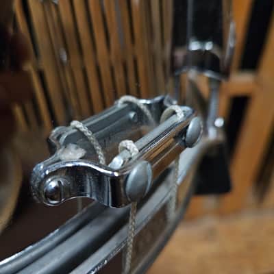 Premier Steel Snare Drum with Rare case 80s-90's - Chrome image 9