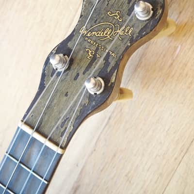 1920s Ludwig Wendell Hall Professional Banjo Ukulele, Vintage Banjolele w/ ohsc image 4