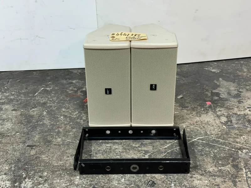(2) KV2 Audio ESD5 Beige 5" 2-Way Passive Full Range Speaker W/ Yoke #4540 THS image 1