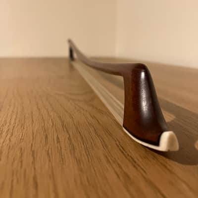 Double Bass German Frog Bow - Roy Collins - Pernambuco - 1/4 Size - Unique image 10