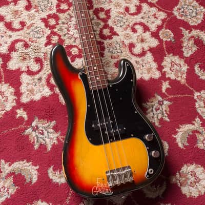 Fender Precision Bass 1975 - Sunburst #626430 Second Hand image 3