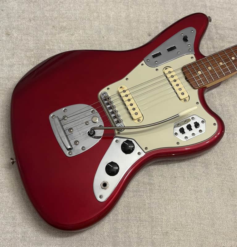 2017 Fender Classic Player Jaguar Special Candy Apple Red + Deluxe Gig Bag image 1