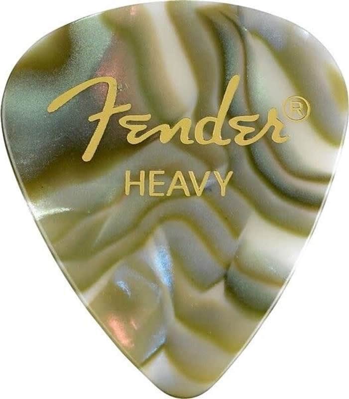 FENDER PREMIUM 12 PICK PACK ABALONE HEAVY image 1
