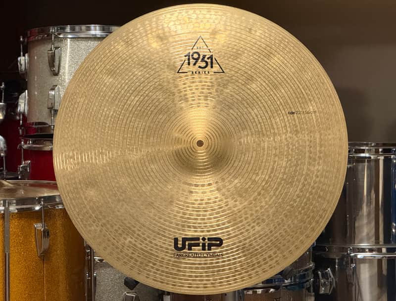 UFIP 1931 Series 22" Ride Cymbal 2428g image 1
