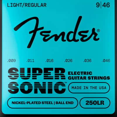 Fender Super 250LR Nickel-Plated Steel Electric Guitar Strings - LIGHT/REG 9-46 image 10