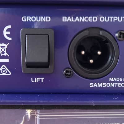 Samson MD1 Pro S-Max Series Mono Passive Direct Box 2010s - Purple image 2