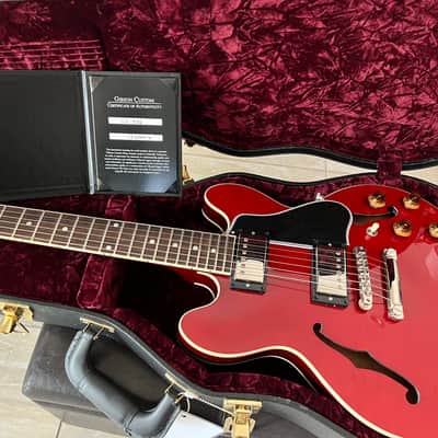 Gibson Custom CS-336 Guitar Figured Top Faded Cherry 6 lbs 6 oz image 25