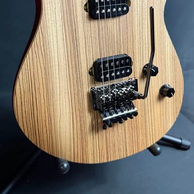 EVH Wolfgang Standard Exotic Zebrawood Electric Guitar Natural Satin Finish image 3