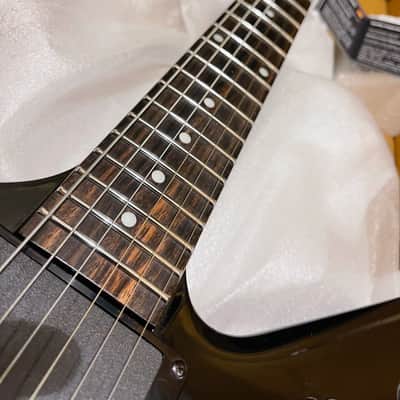 Harley Benton Explorer EX-84 Modern with EMG pickups and Grover locking tuners - Black - Brand new image 4