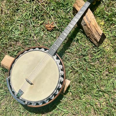 Vintage Ludwig Columbia 1930’s Tenor Banjo - Natural Walnut image 9