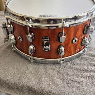 Mapex BPNBW4650CXN Black Panther Shadow 14x6.5" Birch/Walnut Snare Drum 2020 - Natural Gloss image 4