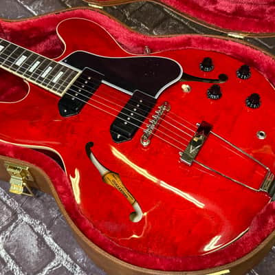 Gibson ES-330 Thinline Hollowbody P90 60s Cherry New Unplayed Auth Dlr 6lb3oz #179 image 14