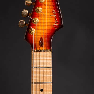 2007 Fender Custom Shop Masterbuilt Yuriy Shishkov Stratocaster Ukrainian Strat Aged Cherry Burst 1 Of 10 Limited Edition RARE collector image 10