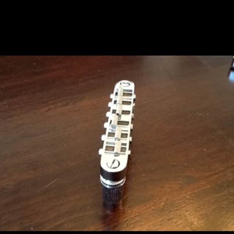 Gotoh Wide Tune-o-matic Bridge  Chrome image 1