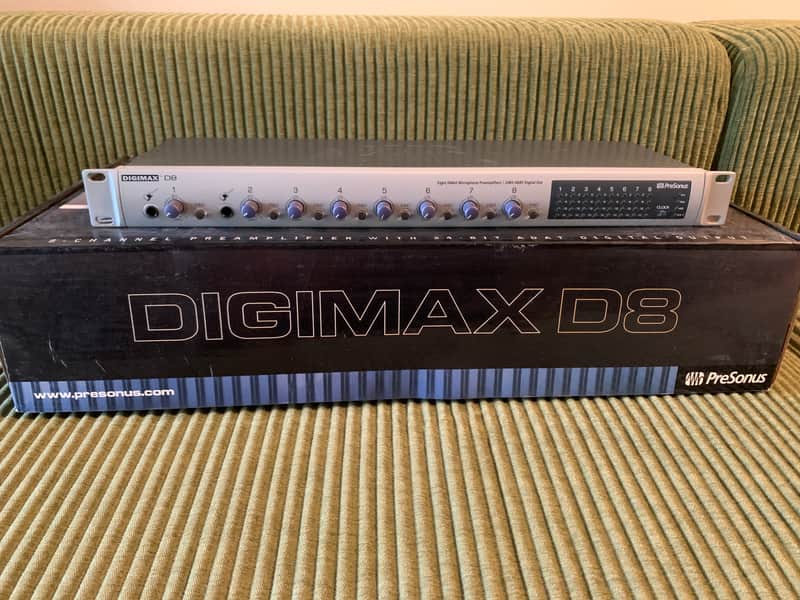 DIGIMAX D8 8チャンネル　マイクプリアンプ PreSonus DigiMax D8 8-Channel Mic Preamp with Digital Output | Reverb