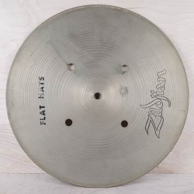 Zildjian 14" Flat Hats Hi Hat Cymbal Pair Vintage 1970s image 16