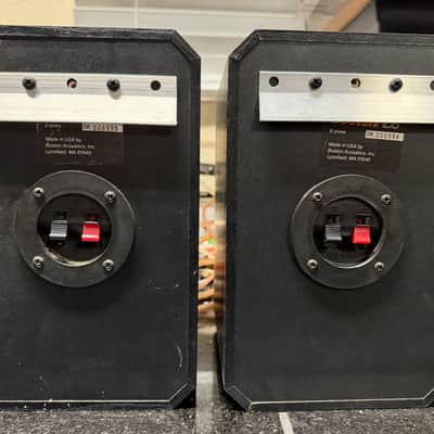 Boston Acoustics HD5 Bookshelf Speakers w/ brackets; Tested SEE VIDEO image 6