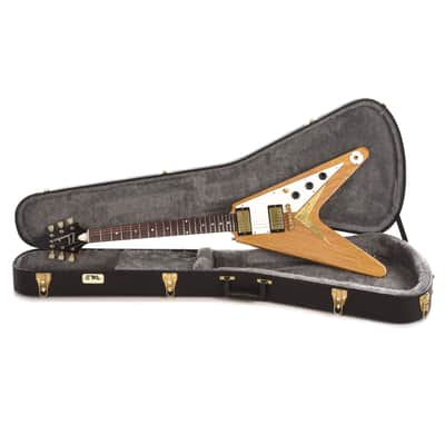 Banker Custom 58 Spec V Korina Natural Lightly Aged w/OX4 Gold Beano PAF Pickups & Brazilian Rosewood Fingerboard image 9